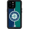MLB Seattle Mariners Split iPhone 14 Pro Max Waterproof Case