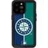 MLB Seattle Mariners Split iPhone 14 Pro Max Waterproof Case
