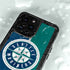 MLB Seattle Mariners Split iPhone 14 Pro Waterproof Case