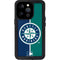 MLB Seattle Mariners Split iPhone 14 Pro Waterproof Case