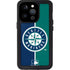 MLB Seattle Mariners Split iPhone 14 Pro Waterproof Case