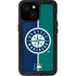 MLB Seattle Mariners Split iPhone 15 Waterproof Case