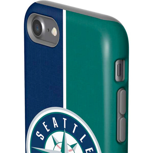 MLB Seattle Mariners Split iPhone SE (2nd & 3rd Gen) Pro Case
