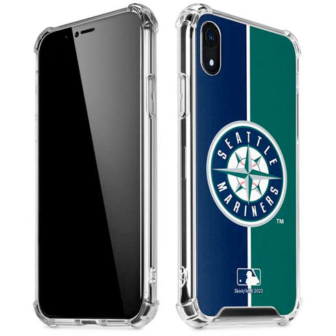 MLB Seattle Mariners Split iPhone XR Clear Case