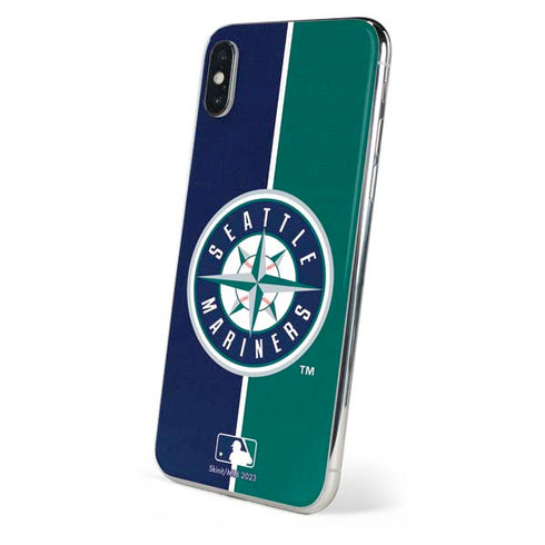 MLB Seattle Mariners Split iPhone XS Max Skin