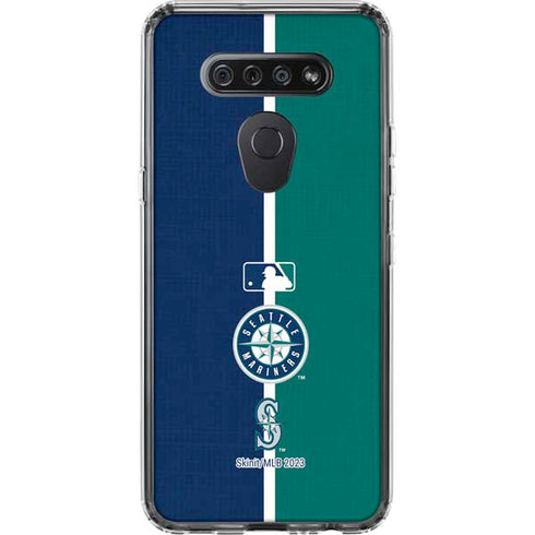 MLB Seattle Mariners Split LG K51/Q51 Clear Case