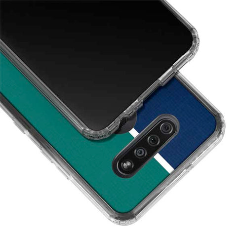 MLB Seattle Mariners Split LG K51/Q51 Clear Case