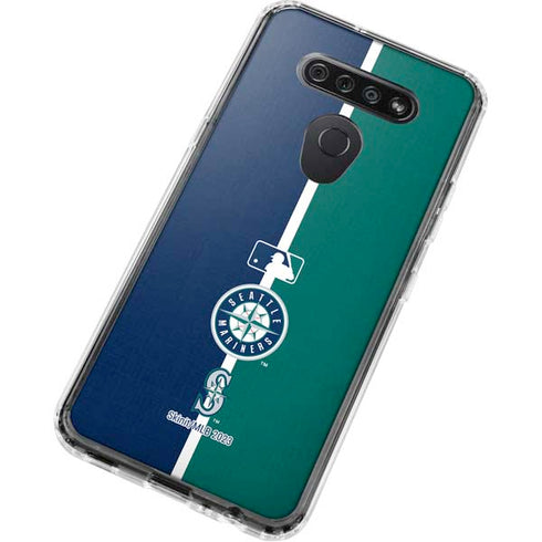 MLB Seattle Mariners Split LG K51/Q51 Clear Case