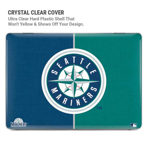 MLB Seattle Mariners Split MacBook Air 13in M1 (2021) Case plus Skin