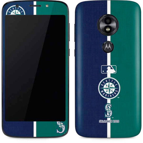 MLB Seattle Mariners Split Moto E5 Play Skin