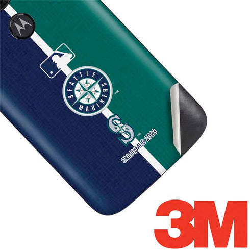 MLB Seattle Mariners Split Moto E5 Play Skin