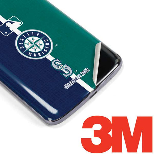 MLB Seattle Mariners Split Moto E5 Plus Skin