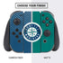MLB Seattle Mariners Split Nintendo Switch Bundle Skin