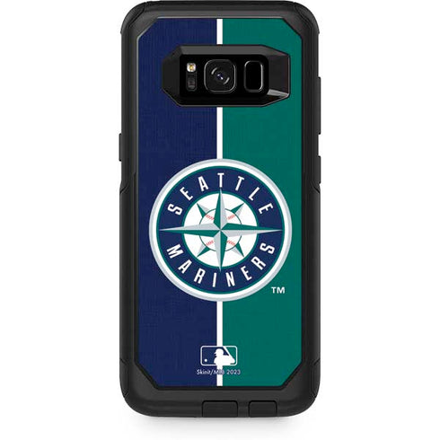 MLB Seattle Mariners Split Otterbox Commuter Galaxy Skin