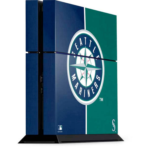MLB Seattle Mariners Split PS4 Console Skin