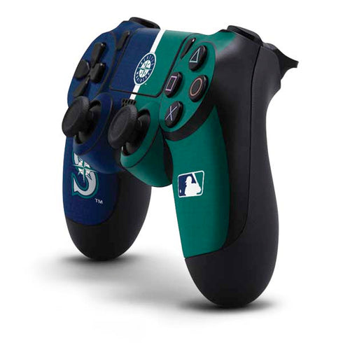 MLB Seattle Mariners Split PS4 Controller Skin