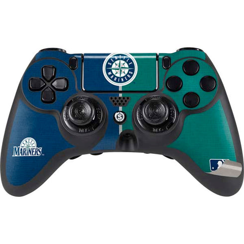 MLB Seattle Mariners Split PS4/PC SCUF Impact Controller Skin