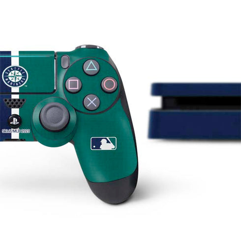 MLB Seattle Mariners Split PS4 Slim Bundle Skin