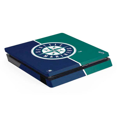 MLB Seattle Mariners Split PS4 Slim Skin