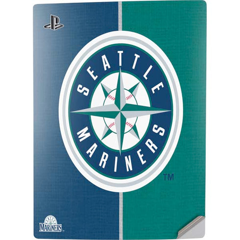MLB Seattle Mariners Split PS5 Digital Edition Console Skin