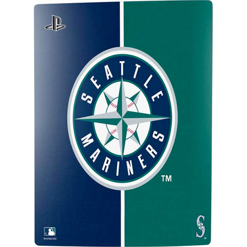 MLB Seattle Mariners Split PS5 Digital Edition Console Skin