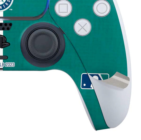 MLB Seattle Mariners Split PS5 Slim Digital Edition Bundle Skin
