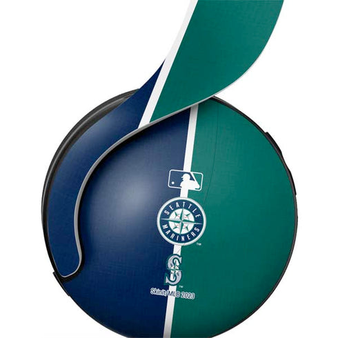 MLB Seattle Mariners Split PULSE 3D Wireless Headset for PS5 Skin