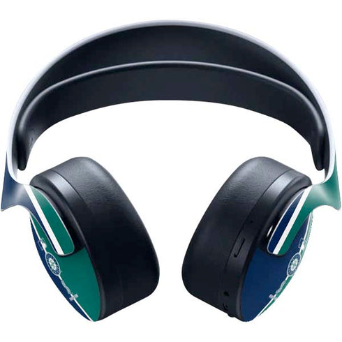 MLB Seattle Mariners Split PULSE 3D Wireless Headset for PS5 Skin