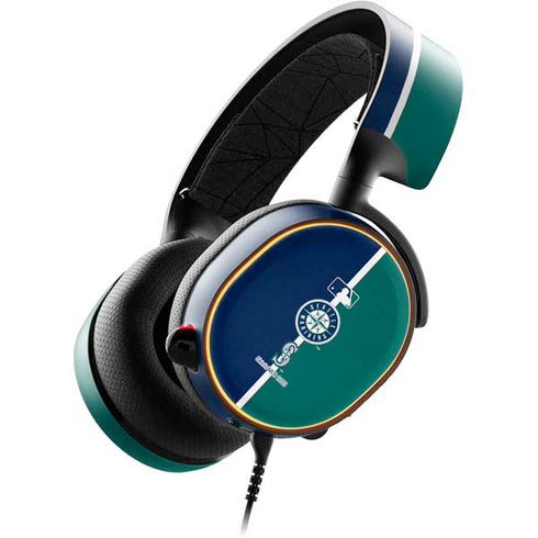MLB Seattle Mariners Split SteelSeries Arctis 5 Skin