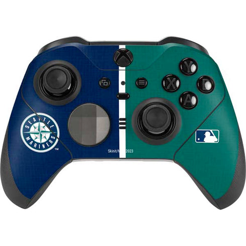 MLB Seattle Mariners Split Xbox Elite Wireless Controller Series 2 Skin