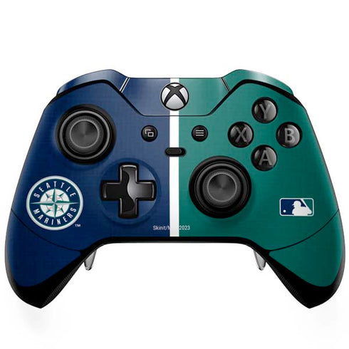MLB Seattle Mariners Split Xbox One Elite Controller Skin