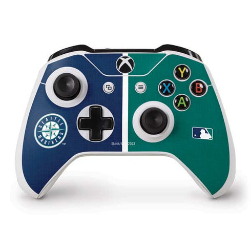 MLB Seattle Mariners Split Xbox One S Controller Skin