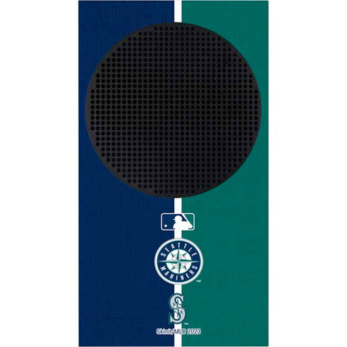 MLB Seattle Mariners Split Xbox Series S Console Skin