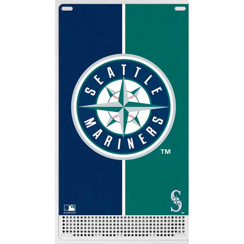 MLB Seattle Mariners Split Xbox Series S Console Skin