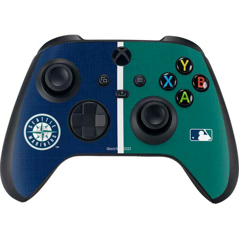 MLB Seattle Mariners Split Xbox Series X Controller Skin
