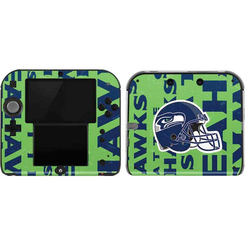 NFL Seattle Seahawks - Blast Green Nintendo 2DS Skin