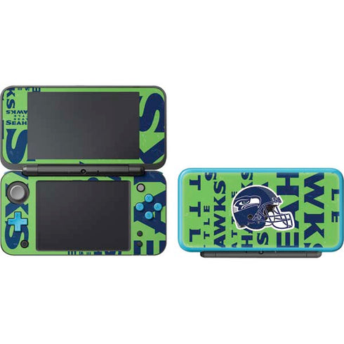 NFL Seattle Seahawks - Blast Green Nintendo 2DS XL (2017) Skin