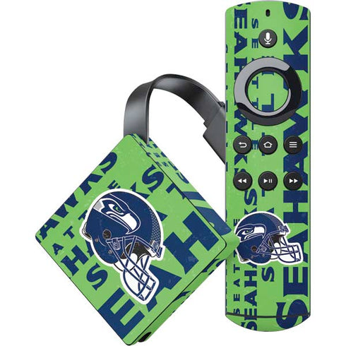 NFL Seattle Seahawks - Blast Green Amazon Fire TV Skin