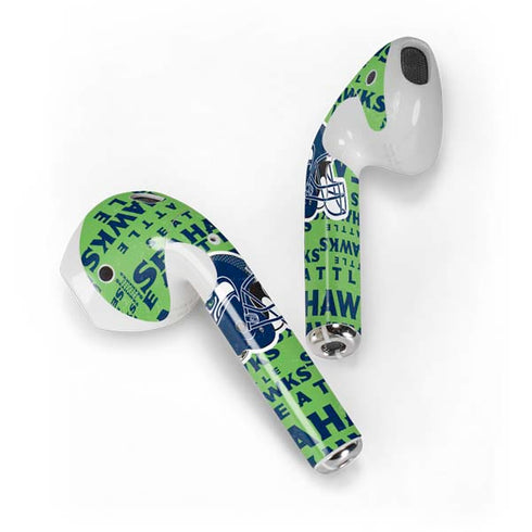 NFL Seattle Seahawks - Blast Green Apple AirPods Skin
