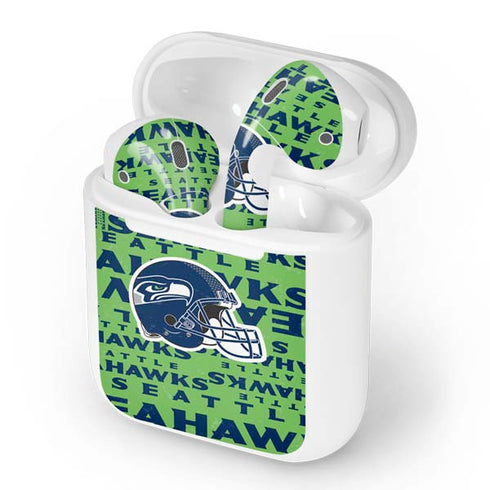 NFL Seattle Seahawks - Blast Green Apple AirPods Skin