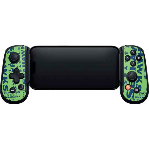 NFL Seattle Seahawks - Blast Green Backbone One for iPhone Game Controller Skin