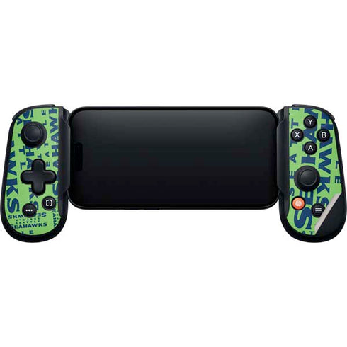 NFL Seattle Seahawks - Blast Green Backbone One for iPhone Game Controller Skin