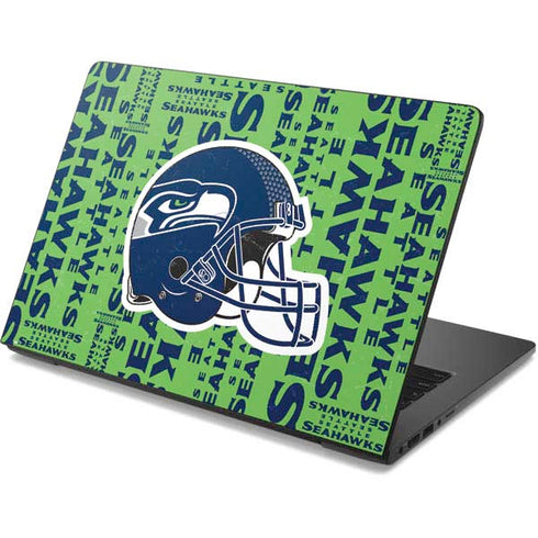 NFL Seattle Seahawks - Blast Green Dell Chromebook Skin