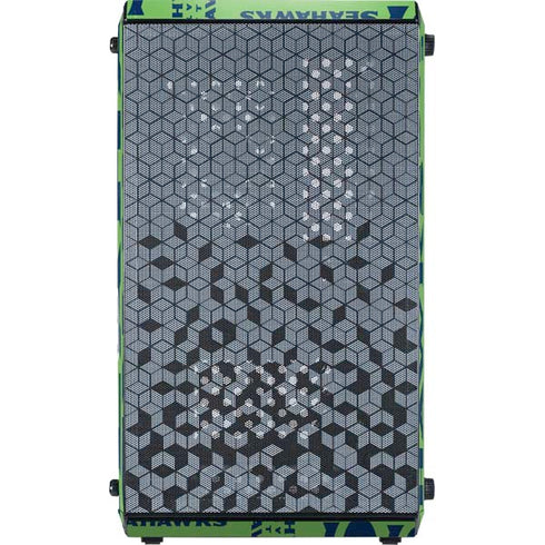 NFL Seattle Seahawks - Blast Green Cooler Master MasterBox Q300L Mini Tower Skin