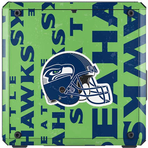 NFL Seattle Seahawks - Blast Green Cooler Master MasterBox Q300L Mini Tower Skin