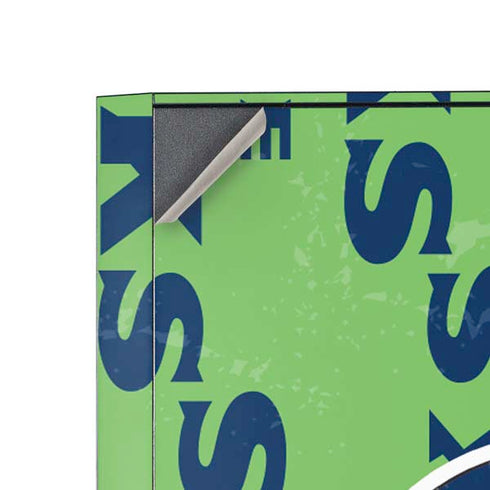 NFL Seattle Seahawks - Blast Green Corsair 4000D Tempered Glass Mid-Tower ATX Case Skin