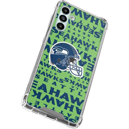 NFL Seattle Seahawks - Blast Green Galaxy A13 5G Clear Case