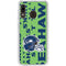 NFL Seattle Seahawks - Blast Green Galaxy A20 Clear Case