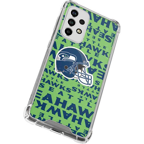 NFL Seattle Seahawks - Blast Green Galaxy A53 5G Clear Case