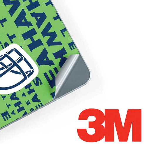 NFL Seattle Seahawks - Blast Green Galaxy Book 12in Skin